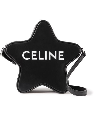 Celine Homme Men's Logo-Embroidered Raffia Tote Bag