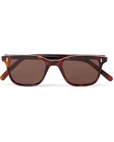 Cubitts Weston Square-frame Tortoiseshell Acetate Sunglasses - Brown