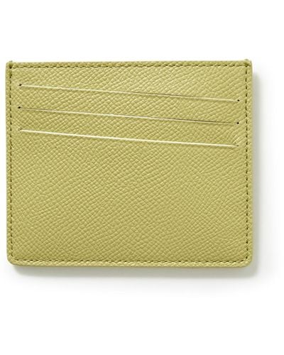 Maison Margiela Leather Cardholder - Green