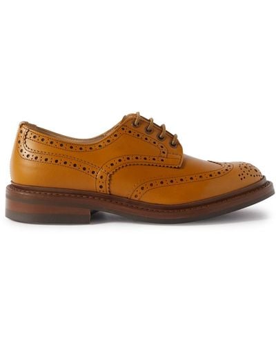 Tricker's Bourton Leather Brogues - Brown