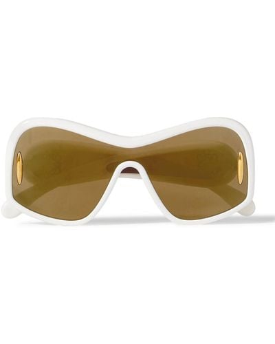 Loewe Wave D-frame Acetate Sunglasses - Natural