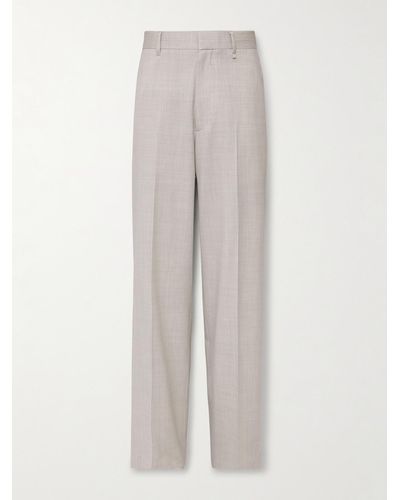 Givenchy Pantaloni a gamba larga in lana - Bianco