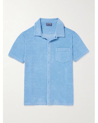 Vilebrequin Charli Cotton-blend Terry Shirt - Blue