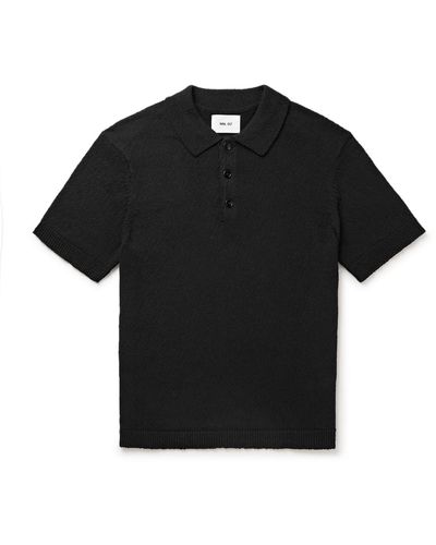 NN07 Randy 6558 Cotton-blend Polo Shirt - Black