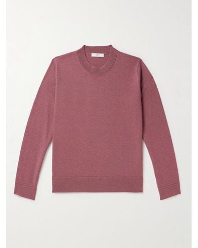 MR P. Curtis Cashmere Sweater - Red