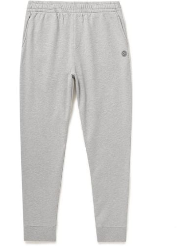 Outerknown Sunday Tapered Organic Cotton-jersey Sweatpants - Gray