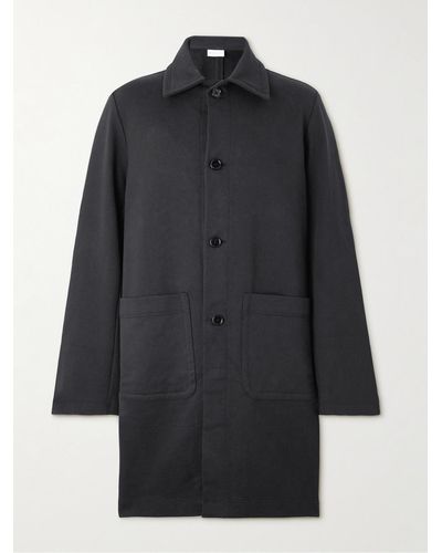 Dries Van Noten Cotton-jersey Coat - Grey
