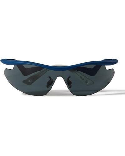 Dior Runindior S1u Aviator Metal Sunglasses - Blue