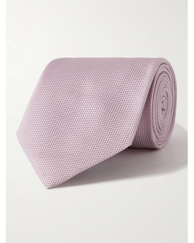 Tom Ford Krawatte aus Seiden-Jacquard - Pink