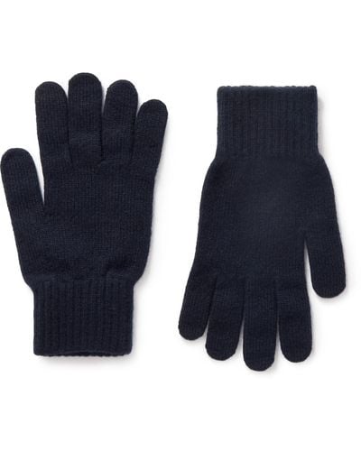 Anderson & Sheppard Cashmere Gloves - Blue