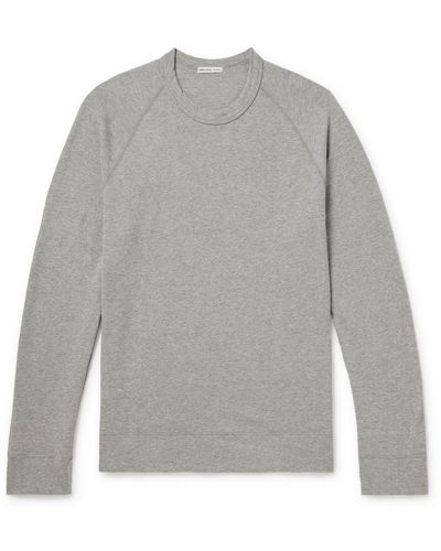 James Perse Cotton-jersey Sweatshirt - Gray