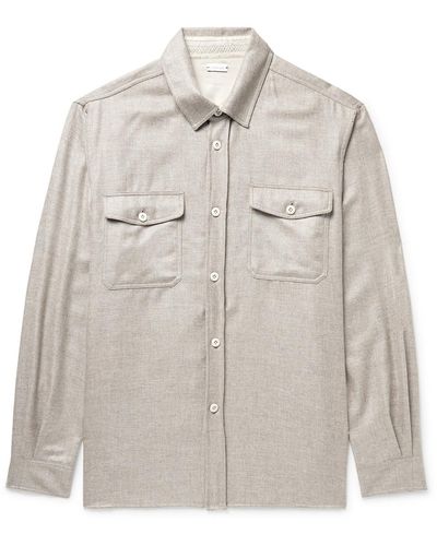 Caruso Cashmere Overshirt - Natural