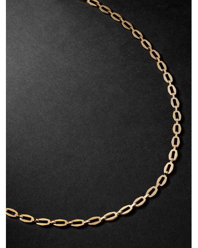 Lito Araki #3 Gold Chain Necklace - Black