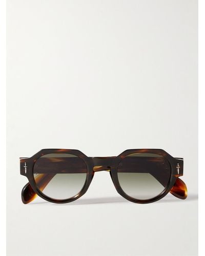 Cutler and Gross The Great Frog 006 Round-frame Acetate Sunglasses - Multicolour