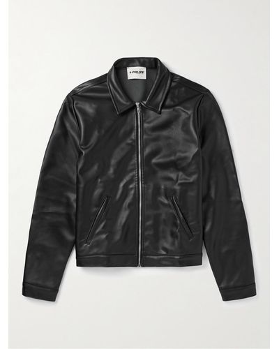 POLITE WORLDWIDE Faux Leather Jacket - Black
