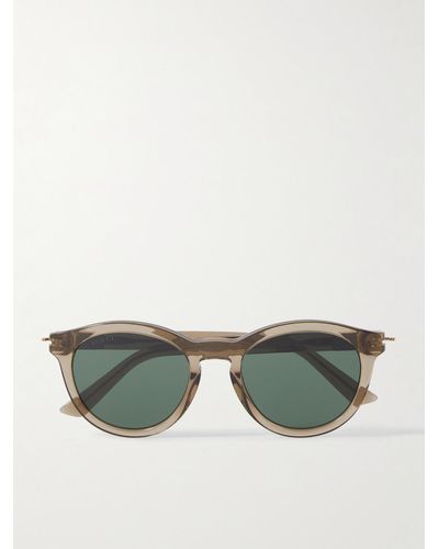 Gucci Round-frame Recycled-acetate Sunglasses - Green