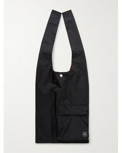 Porter-Yoshida and Co Grocery Logo-print Nylon Tote Bag - Black