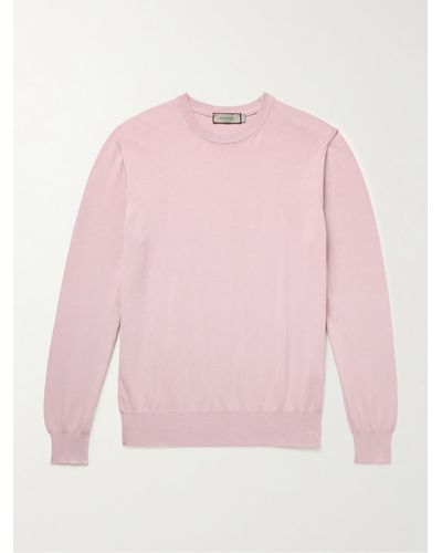 Canali Cotton Jumper - Pink
