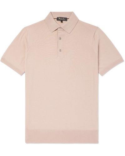 Loro Piana Wish® Wool Polo Shirt - Pink