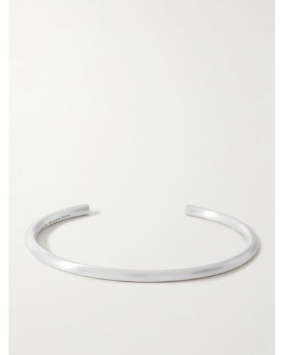 Le Gramme Le 15 Brushed Sterling Silver Cuff - Natural