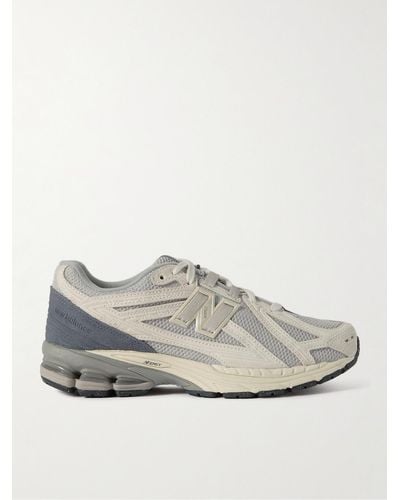 New Balance 1906 Suede And Mesh Trainers - Grey