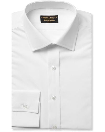 Emma Willis White Slim-fit Cotton Shirt