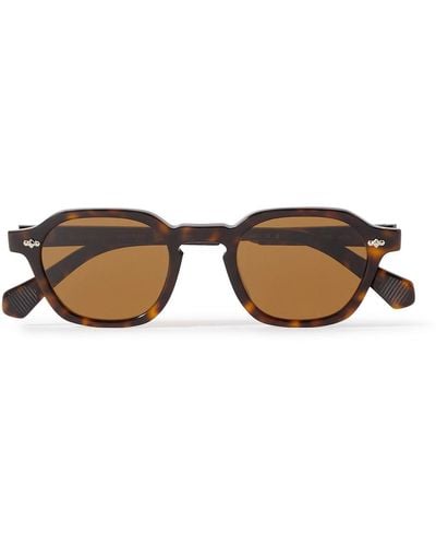 Mr. Leight Rell Round-frame Tortoiseshell Acetate Sunglasses - Natural