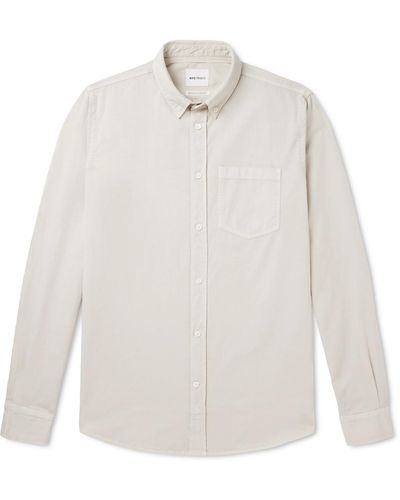 Norse Projects Anton Button-down Collar Cotton-twill Shirt - White