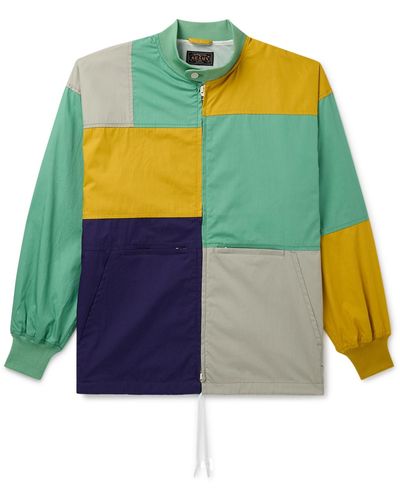 Beams Plus Paneled Cotton Jacket - Yellow