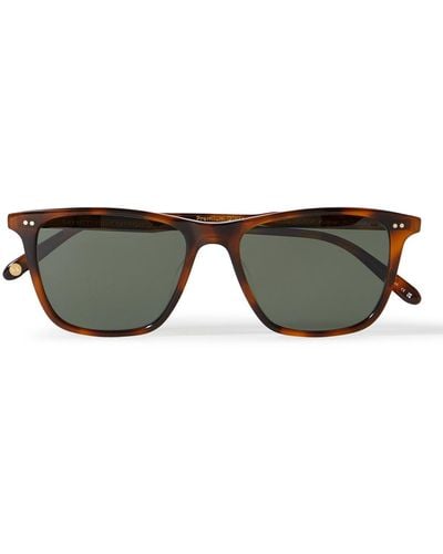 Garrett Leight Hayes Sun Square-frame Tortoiseshell Sunglasses - Multicolor