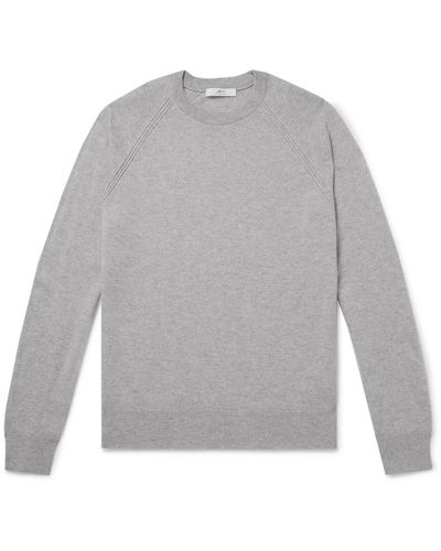 MR P. Circular-knit Cashmere Sweater - Gray