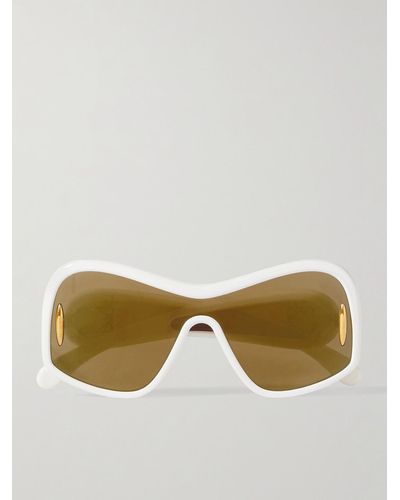 Loewe Wave D-frame Acetate Sunglasses - Natural
