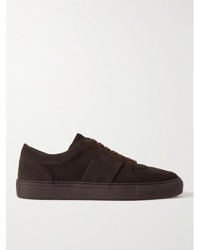 MR P. Larry Suede Trainers - Brown
