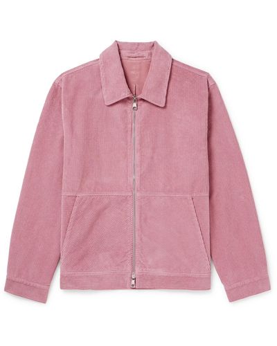 MR P. Cotton-corduroy Blouson Jacket - Pink