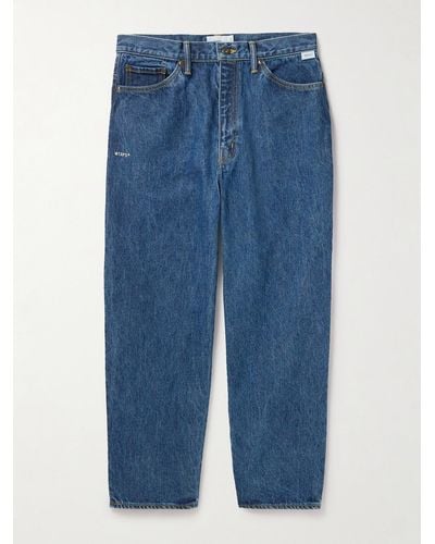 WTAPS Bootcut Logo-embroidered Jeans - Blue