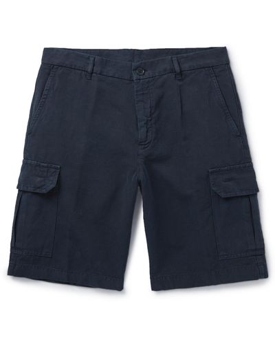 Loro Piana Linen Bermuda Shorts - Blue