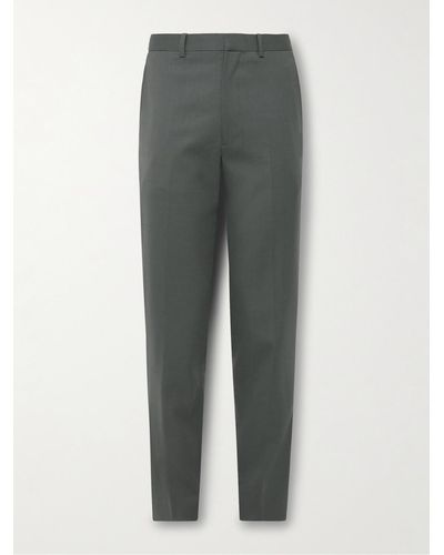 Theory Lucas Ossendrijver Slim-fit Virgin Wool-blend Twill Suit Pants - Grey