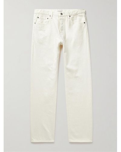FRAME Straight-leg Jeans - White