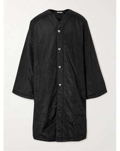 Acne Studios Oliber Quilted Padded Shell Coat - Black