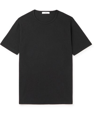 MR P. Organic Cotton-jersey T-shirt - Black