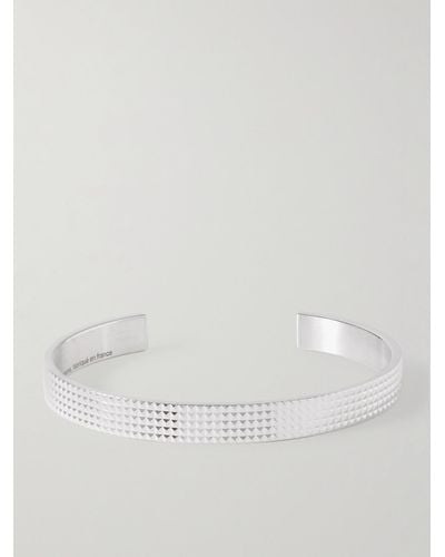 Le Gramme Le 23g Pyramid Recycled Sterling Silver Cuff - White