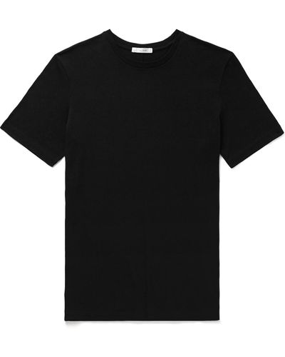 The Row Luke Cotton-jersey T-shirt - Black