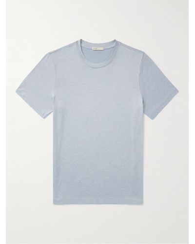 Onia T-shirt in jersey stretch UltraLite Everyday - Blu