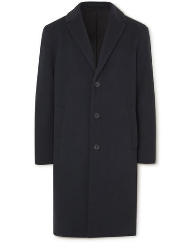 MR P. Wool-blend Coat - Black