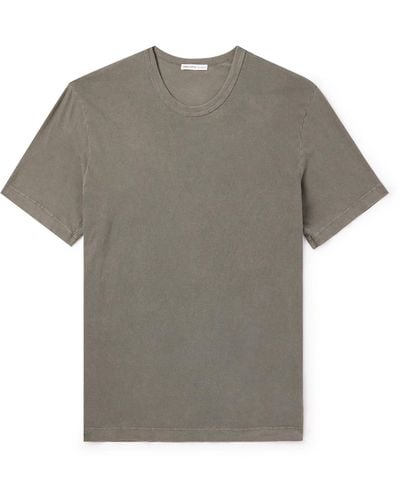 James Perse Combed Cotton-jersey T-shirt - Gray