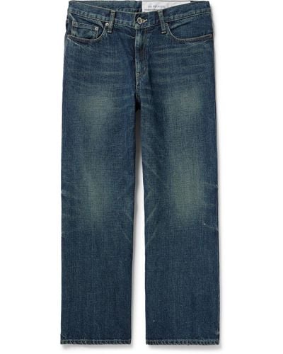 Neighborhood Wide-leg Selvedge Jeans - Blue
