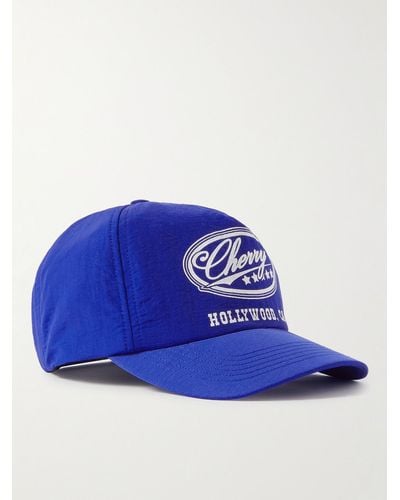 CHERRY LA Five Star Logo-print Shell Baseball Cap - Blue