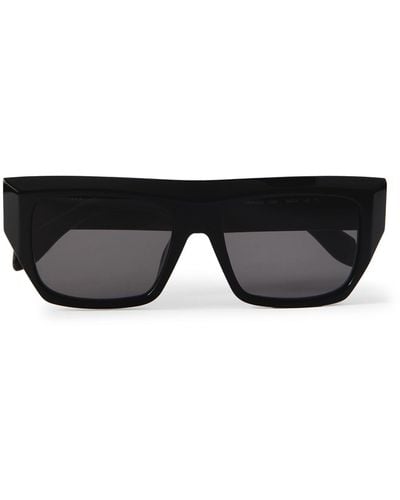 Palm Angels Niland D-frame Acetate Sunglasses - Black