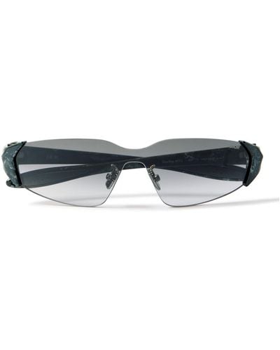 Dior Diorbay M1u Aviator-style Acetate Sunglasses - Black