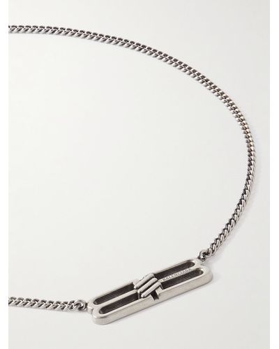 Balenciaga Silver-tone Necklace - Metallic
